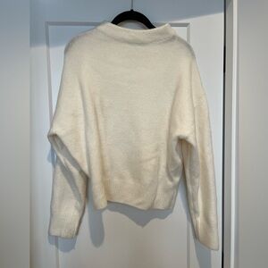 Zara Cream Cowl Neck Sweater